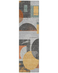 LOOMLAN Rugs Daeon Gray Washable Indoor-Outdoor Rug