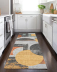 LOOMLAN Rugs Daeon Gray Washable Indoor-Outdoor Rug