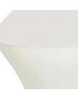 SUNPAN Dali White Outdoor Geometric Coffee Table