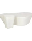 SUNPAN Dali White Outdoor Geometric Coffee Table