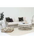 Sunset West Dana Rope Sunbrella Outdoor Couch
