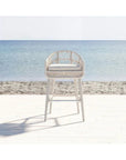 Sunset West Dana Rope Weatherproof Outdoor Bar Stool