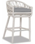 Sunset West Dana Rope Weatherproof Outdoor Bar Stool