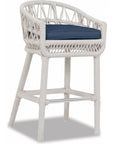 Sunset West Dana Rope Weatherproof Outdoor Bar Stool