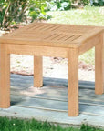 HiTeak Dane Square Teak Outdoor Side Table