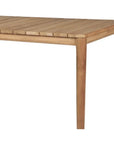 Del Ray 63-inch Rectangular Outdoor Dining Table-Outdoor Dining Tables-HiTeak-LOOMLAN