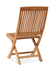 Devon Teak Folding Side Chair-Outdoor Lounge Chairs-HiTeak-LOOMLAN
