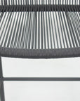 Dining Side Chair Set of Two - Dark Gray Outdoor-Outdoor Dining Chairs-Seasonal Living-LOOMLAN