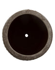 Emissary Dolly Tub Grey Ceramic Outdoor Planter