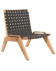 HiTeak Draper Teak Outdoor Woven Chat Chair