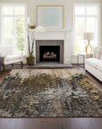 Addison Rugs Dust Echo Brown Washable Indoor-Outdoor Rug