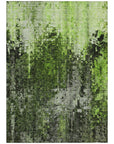 Addison Rugs Dust Echo Green Washable Indoor-Outdoor Rug