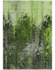 Addison Rugs Dust Echo Green Washable Indoor-Outdoor Rug