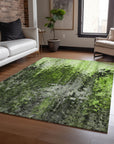 Addison Rugs Dust Echo Green Washable Indoor-Outdoor Rug
