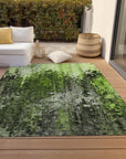 Addison Rugs Dust Echo Green Washable Indoor-Outdoor Rug