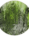 Addison Rugs Dust Echo Green Washable Indoor-Outdoor Rug
