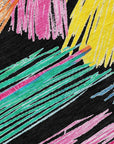 LOOMLAN Rugs Elain Black Washable Indoor-Outdoor Rug
