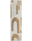 LOOMLAN Rugs Elas Ivory Washable Indoor-Outdoor Rug