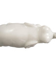 Emissary Elephant Moon White Ceramic Sculpture