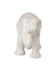Emissary Elephant Moon White Ceramic Sculpture
