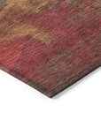 LOOMLAN Rugs Elien Pink Washable Indoor-Outdoor Rug