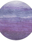 LOOMLAN Rugs Elien Purple Washable Indoor-Outdoor Rug