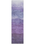 LOOMLAN Rugs Elien Purple Washable Indoor-Outdoor Rug