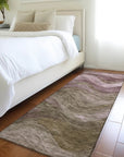 LOOMLAN Rugs Elion Brown Washable Indoor-Outdoor Rug