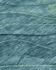 LOOMLAN Rugs Elion Teal Washable Indoor-Outdoor Rug