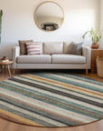 Elyn Brown Washable Indoor-Outdoor Rug