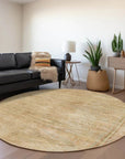 LOOMLAN Rugs Emalisse Ivory Washable Indoor-Outdoor Rug