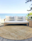 LOOMLAN Rugs Emalisse Ivory Washable Indoor-Outdoor Rug