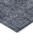LOOMLAN Rugs Emberith Blue Washable Indoor-Outdoor Rug