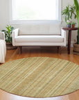 LOOMLAN Rugs Emberith Gold Washable Indoor-Outdoor Rug