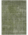 LOOMLAN Rugs Emberith Green Washable Indoor-Outdoor Rug