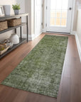 LOOMLAN Rugs Emberith Green Washable Indoor-Outdoor Rug