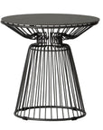 Lloyd Flanders Escape Aluminum Round Outdoor End Table