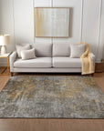 Addison Rugs Faded Rhythm Grey Washable Indoor-Outdoor Rug