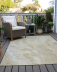 Faerel Brown Washable Indoor-Outdoor Rug