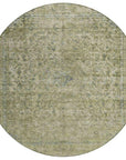 LOOMLAN Rugs Felissae Green Washable Indoor-Outdoor Rug