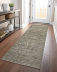 LOOMLAN Rugs Felissae Pewter Washable Indoor-Outdoor Rug