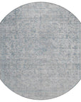 LOOMLAN Rugs Felissae Silver Washable Indoor-Outdoor Rug
