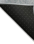 LOOMLAN Rugs Felissae Silver Washable Indoor-Outdoor Rug