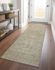 LOOMLAN Rugs Felissae Tan Washable Indoor-Outdoor Rug