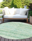 LOOMLAN Rugs Flamara Green Washable Indoor-Outdoor Rug