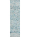 LOOMLAN Rugs Flamara Teal Washable Indoor-Outdoor Rug