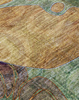 Addison Rugs Floral Beige Washable Indoor-Outdoor Rug