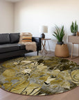 Addison Rugs Floral Brown Washable Indoor-Outdoor Rug