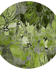 Addison Rugs Floral Green Washable Indoor-Outdoor Rug