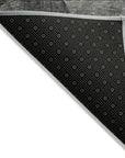 Addison Rugs Floral Grey Washable Indoor-Outdoor Rug